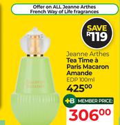 Jeanne Arthes Tea Time a Paris Macaron Amande EDP-100ml 