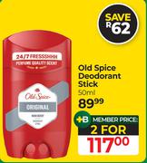 Old Spice Deodorant Stick-For 2 x 50ml