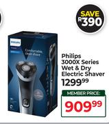 Philips 3000X Series Wet & Dry Electric Shaver