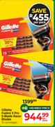 Gillette Fusion 5 Pro 5-Blade Razor Blades (12 Cartridges)-Per Pack