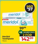 Meridol Toothpaste-For 2 x 75ml
