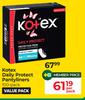 Kotex Daily Protect Pantyliners (100-Pack)-Per Pack