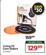 Living Fit Core Sliders 2 Piece