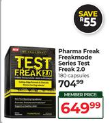 Pharma Freak Freakmode Series Test Freak 2.0 180 Capsules