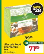 Lifestyle Food Chamomile Tea-40 Teabags