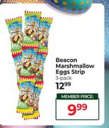 Beacon Marshmallow Eggs Strip-3 Pack
