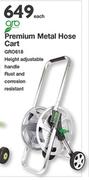 Gro Premium Metal Hose Cart GRO618-Each