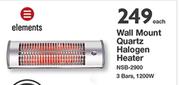 Elements Wall Mount Quartz Halogen Heater NSB-2900-Each