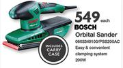 Bosch Orbital Sander 0603340100/PSS200AC-Each