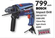 Bosch Impact Drill 06012271K1 GSB13RE-Each