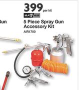 Mat-Air 5 Piece Spray Gun Accessory Kit AIR1700-Per Kit