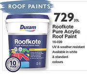 Duram Roofkote Pure Acrylic Roof Paint 16-020-20Ltr