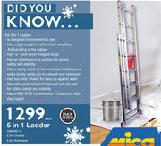 5 In 1 Ladder 4.2m Extended -Each