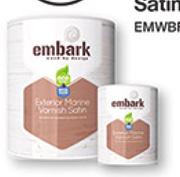 Embark Exterior Marine Varnish Satin EMWBFDS LTR-15Ltr