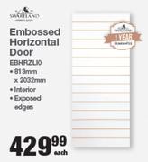 Swartland Embossed Horizontal Door EBHRZLI0-Each