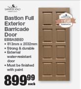 Swartland Bastion Full Exterior Barricade Door EBBASBE0-Each