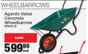 Agardo Value Concrete Wheelbarrow 0.6MM WW02-B-Each