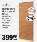 Swartland Hardboard Horizontal Door HBHRZLI0-Each