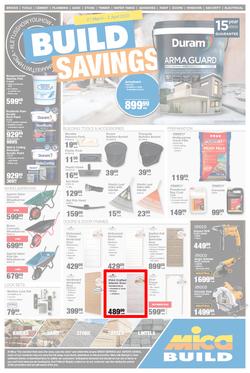 Mica Western Cape, Eastern Cape : Build Savings (21 March - 02 April 2023), page 1