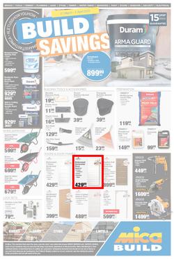 Mica Western Cape, Eastern Cape : Build Savings (21 March - 02 April 2023), page 1
