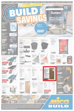 Mica Western Cape, Eastern Cape : Build Savings (21 March - 02 April 2023), page 1