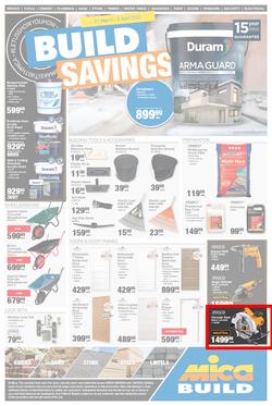 Mica Western Cape, Eastern Cape : Build Savings (21 March - 02 April 2023), page 1