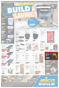 Mica Western Cape, Eastern Cape : Build Savings (21 March - 02 April 2023), page 1