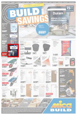 Mica Western Cape, Eastern Cape : Build Savings (21 March - 02 April 2023), page 1