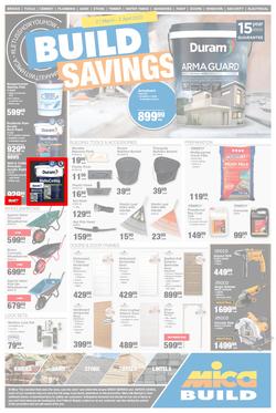 Mica Western Cape, Eastern Cape : Build Savings (21 March - 02 April 2023), page 1