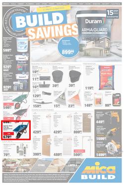 Mica Western Cape, Eastern Cape : Build Savings (21 March - 02 April 2023), page 1