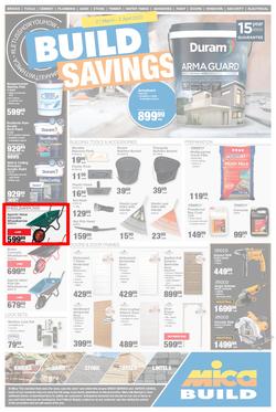 Mica Western Cape, Eastern Cape : Build Savings (21 March - 02 April 2023), page 1