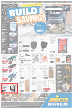 Mica Western Cape, Eastern Cape : Build Savings (21 March - 02 April 2023), page 1