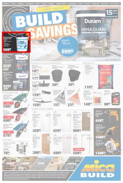 Mica Western Cape, Eastern Cape : Build Savings (21 March - 02 April 2023), page 1