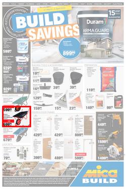 Mica Western Cape, Eastern Cape : Build Savings (21 March - 02 April 2023), page 1