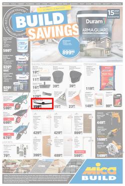 Mica Western Cape, Eastern Cape : Build Savings (21 March - 02 April 2023), page 1