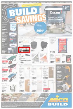 Mica Western Cape, Eastern Cape : Build Savings (21 March - 02 April 2023), page 1