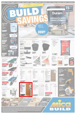 Mica Western Cape, Eastern Cape : Build Savings (21 March - 02 April 2023), page 1