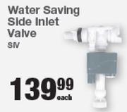 Water Saving Side Inlet Valve SIV