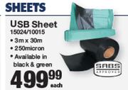 USB Sheets 15024/10015-Each