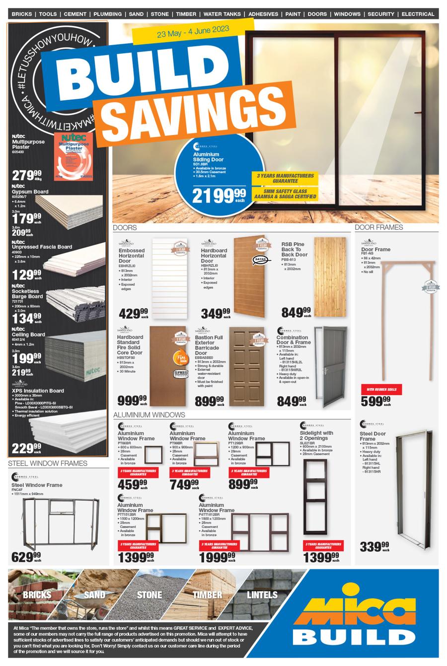 Mica Gauteng Build Savings (23 May 04 June 2023) — m.guzzle.co.za