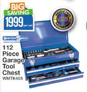 Worksman 112 Piece Garage Tool Chest WMTK403-Per Set
