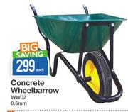 Concrete Wheelbarrow 0.6mm WW02