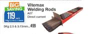 Vitemax Welding Rods Direct Current A07 1kg 2.5 & 3.15mm-Each
