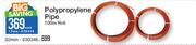 Poltpropylene Pipe 100m Roll-22mm Each