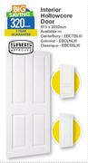 Interior Hollowcore Door 813 x 2032mm-Each