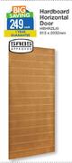 Hardboard Horizontal Door 813 x 2032mm HBHRZL10-Each