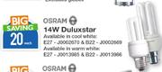 Osram 14W Duluxstar-Each