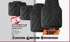 Auto Gear Rubber Mat 4 Piece Set (Black) MA28BK