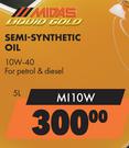 Midas Liquid Gold Semi Synthetic Oil 10W-40 MI10W