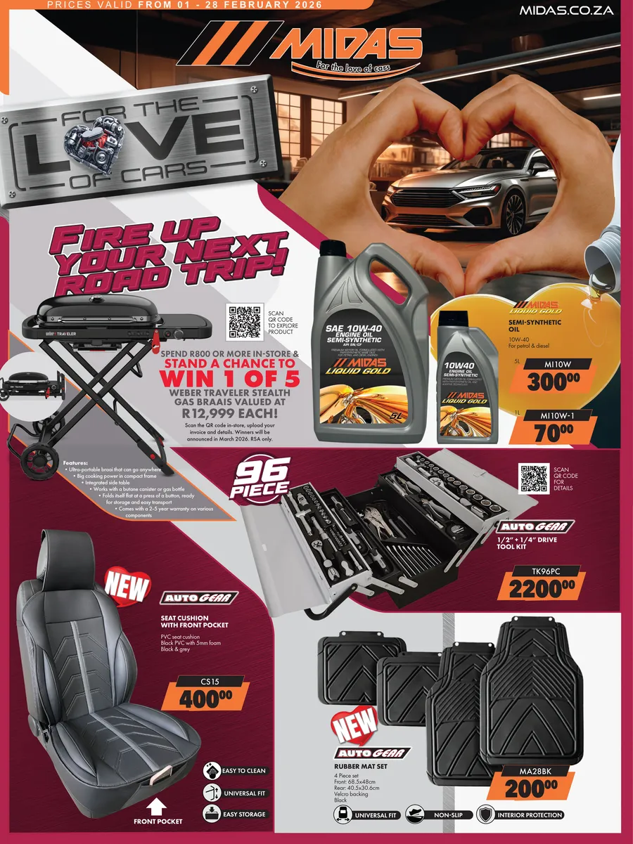 MIDAS : Fire Up Your Next Road Trip (01 February - 28 February 2026)